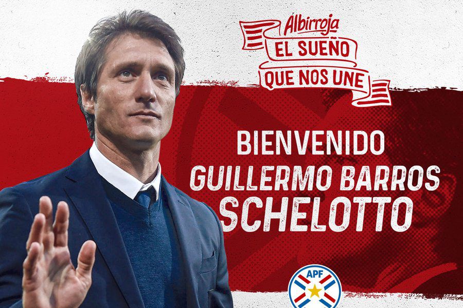 Guillermo Barros Schelotto fue oficializado como nuevo técnico de la selección de Paraguay.