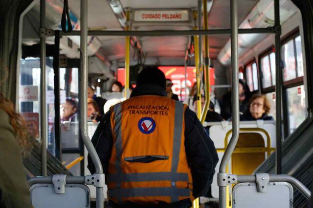 Fiscalizacion del Ministerio de Trasporte en la evasion en el transporte publico de Santiago