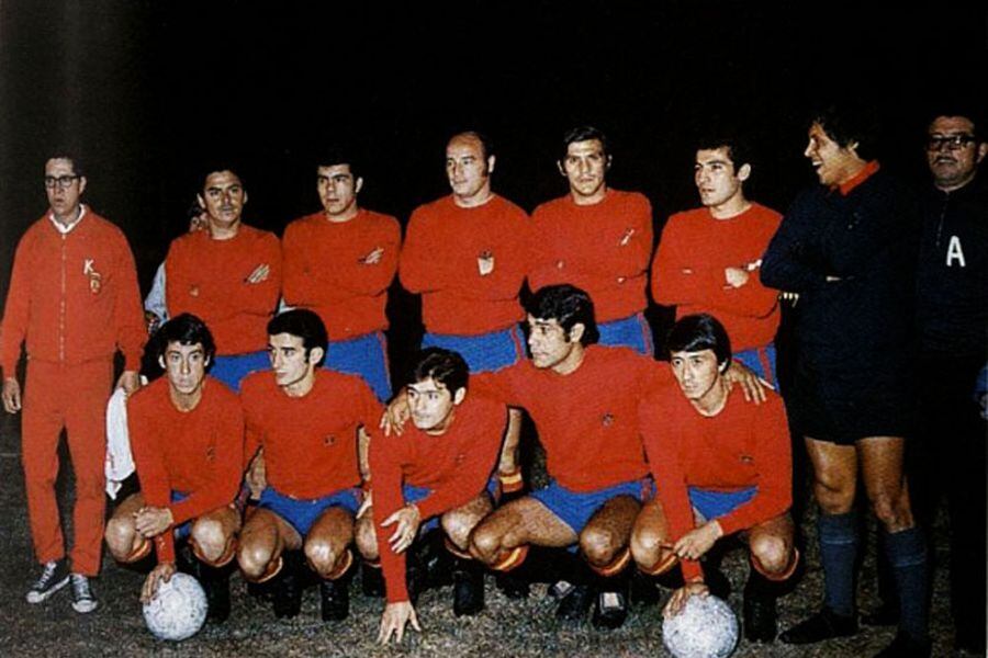 Unión Española, en la Copa Libertadores 1971. Foto: Conmebol.