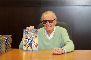 Stan Lee Signs Copies Of His New Book "Amazing Fantastic Incredible: A Marvelous Memoir"