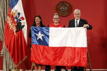 María Fernanda Valdés, Pauline Kantor,, Sebastián Piñera