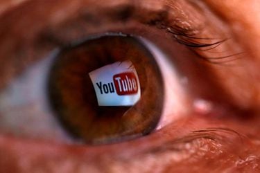 FILE PHOTO: FILE PHOTO: A picture illustration shows a YouTube logo reflected in a person's eye, in central Bosnian town of Zenica