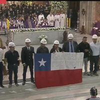 El mensaje de los mineros en el funeral Piñera: “Hoy despedimos a quien logró que el milagro de los 33 se hiciera posible”