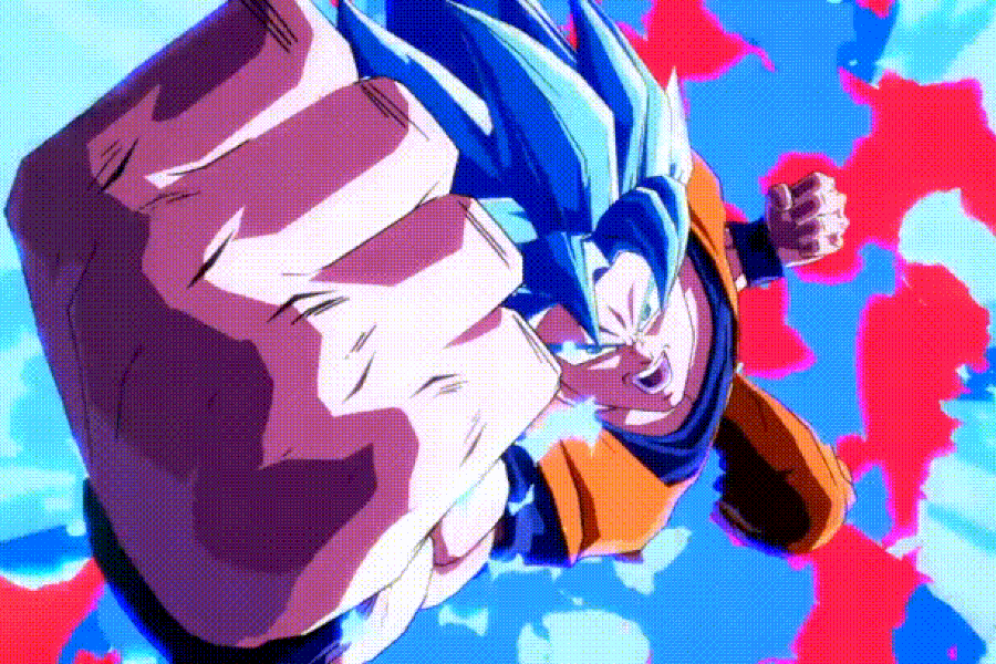 Goku's Blue Hair Transformation in Dragon Ball FighterZ - wide 3