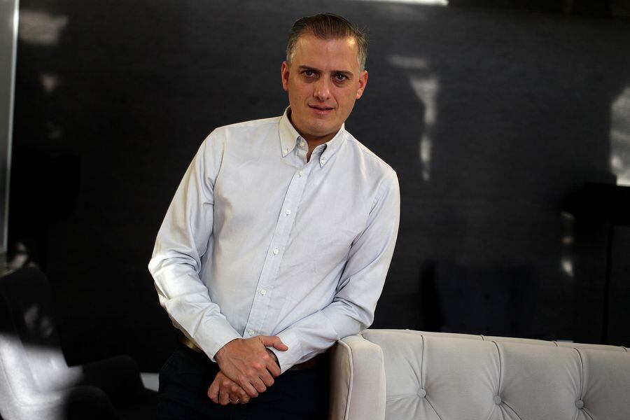 FERNANDO LELO DE LARREA, SOCIO FONDO DE INVERSIÓN MEXICANO DE VENTURE CAPITAL ALLVP. FOTO: RICHARD ULLOA / LA TERCERA.