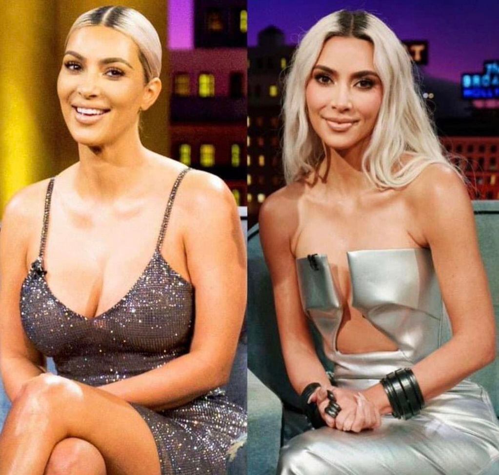 Antes y después de Kim Kardashian