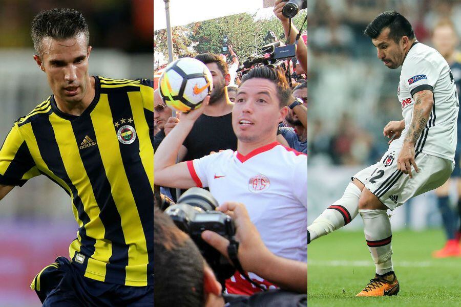 Van Persie,  Nasri,  Medel