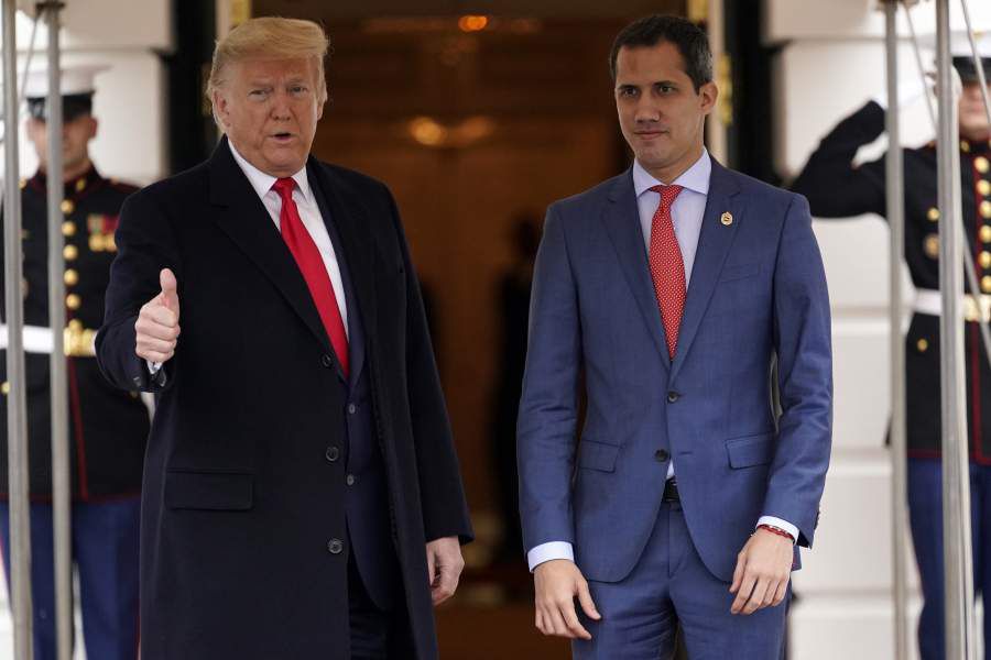 Trump y Guaidó