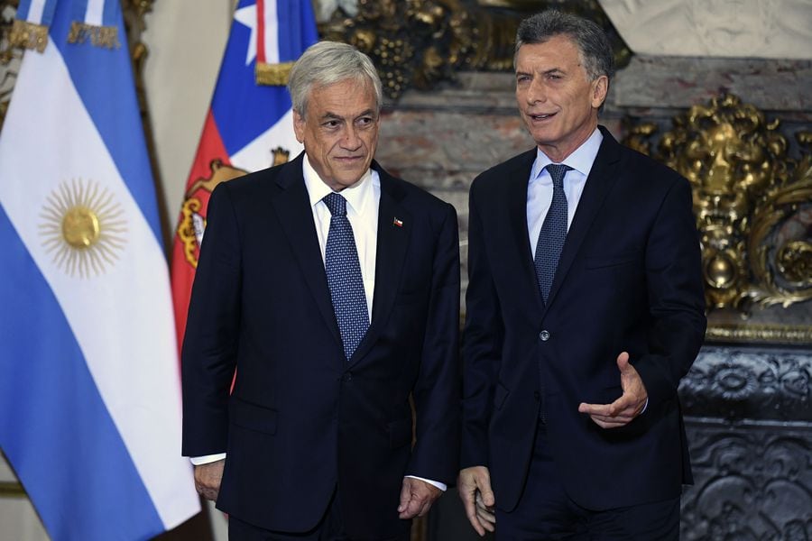 ARGENTINA-CHILE-MACRI-PINERA