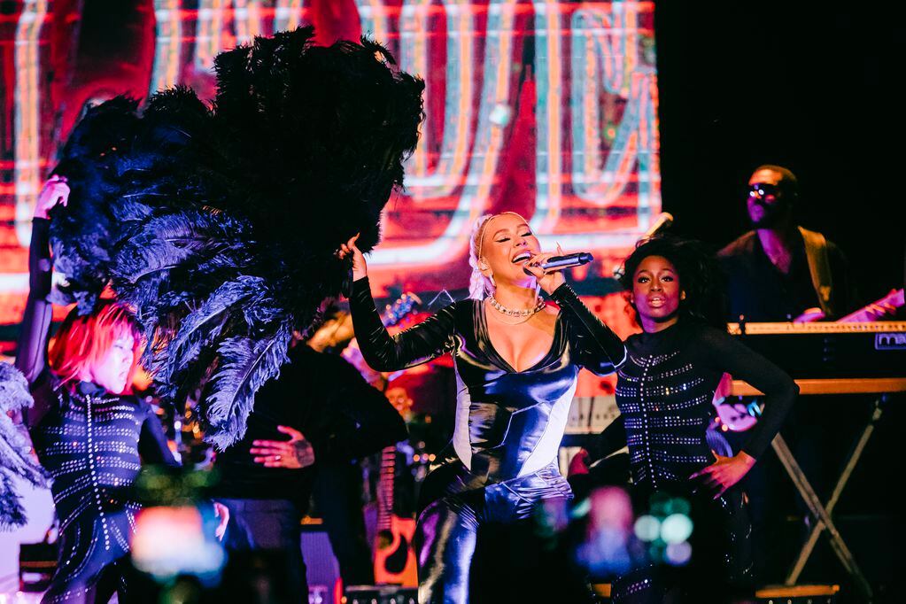Christina Aguilera en Chile por María Loreto Plaza @estricolor