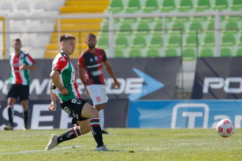 Bruno Barticciotto debuta con un gol y una asistencia en la derrota de Palestino contra Antofagasta por la primera fecha del Torneo Nacional.