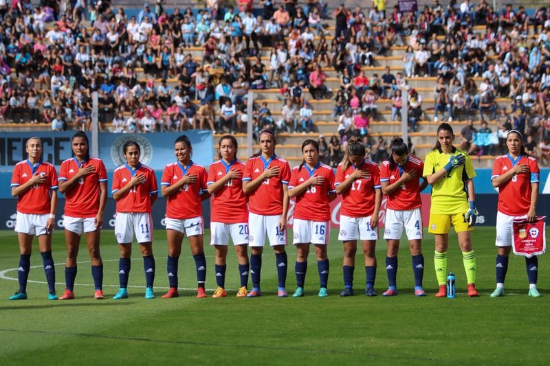 La oncena titular de Chile ante Argentina. FOTO: LA ROJA