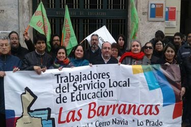 Trabajadores del Servicio Local Barrancas.