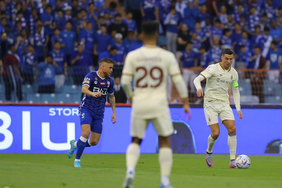 Cristiano Ronaldo participó en la derrota por 2-0 del Al Nassr contra Al Hilal.