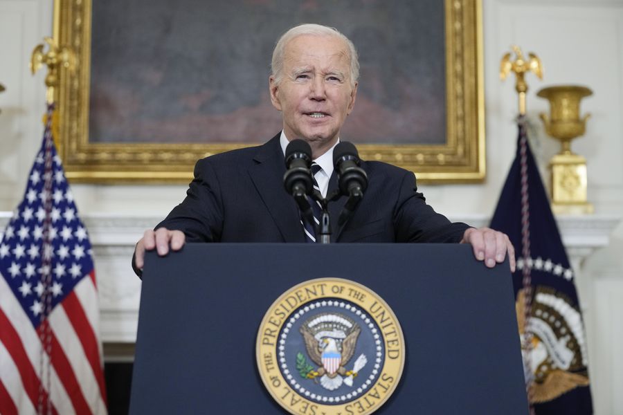Joe Biden dice que "Estados Unidos apoya a Israel" - La Tercera