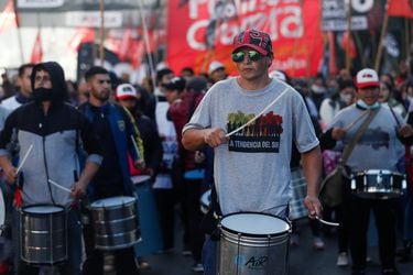 Masiva protesta en Argentina en demanda de trabajo