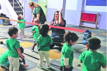Ministro de Educacion visita Jardín Infantil Parque de los Reyes