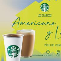 Starbucks: ¡Pide tu Americano o Latte con descuento!