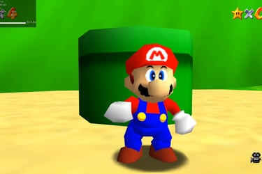 Descubren un nivel descartado de Super Mario 64