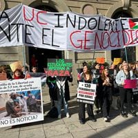 FEUC y estudiantes palestinos exigen a rector Ignacio Sánchez romper relaciones con universidades israelíes