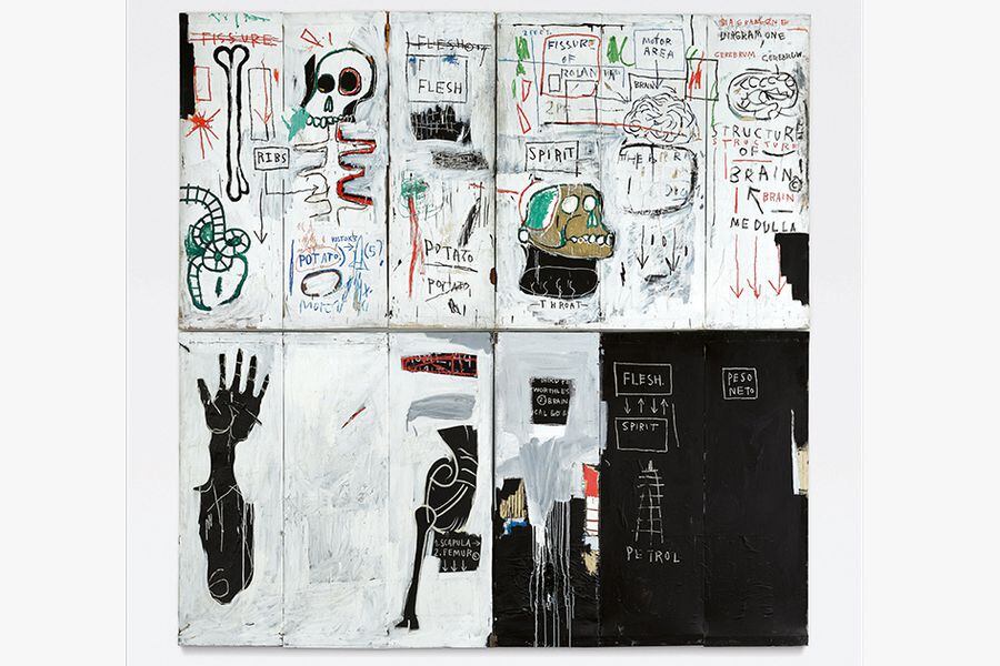 flesh and spirit basquiat de Sotheby's