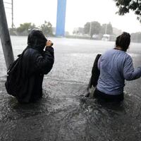 Las impactantes imágenes que deja un intenso temporal en Argentina