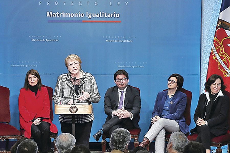 Bachelet, matrimonio igualitario
