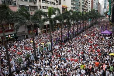 March against proposed extradition bill to China