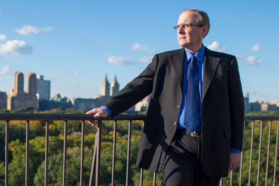 Paul Allen, the Microsoft billionaire and philanthropist, on his terrace at home in New York/