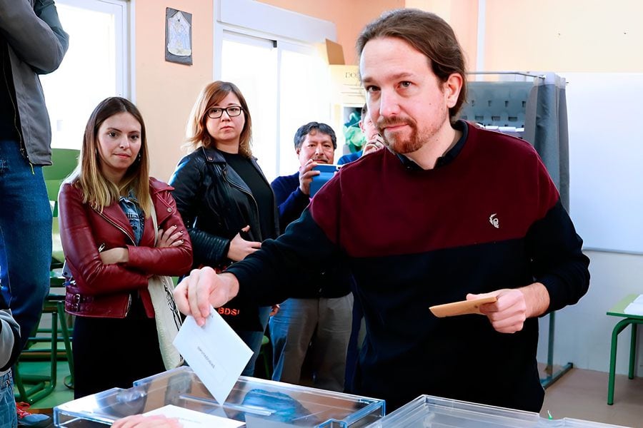 El politólogo y fundador del partido Podemos de España, Pablo Iglesias.