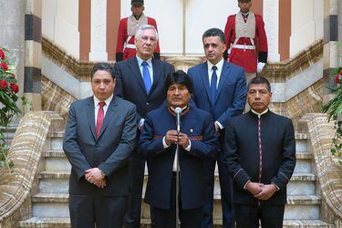 Evo Morales y ex presidentes