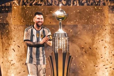 Lo quiere en Sudamérica: Presidente de la Conmebol tienta a Lionel Messi con la Copa Libertadores