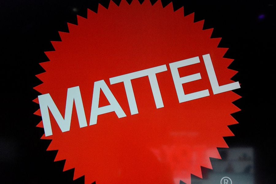 FILE PHOTO - The Mattel company logo is seen at the 114th North American International Toy Fair in New York City