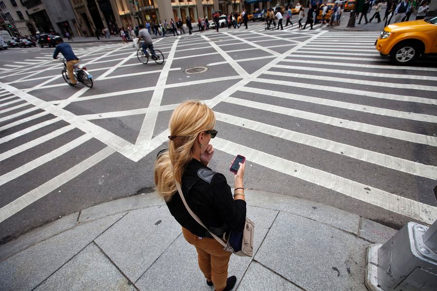 Nueva York multará peatones