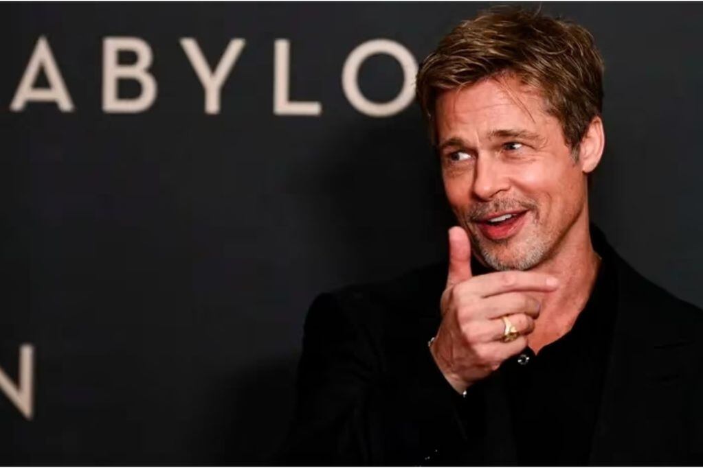 Brad Pitt en el estreno de Babylon