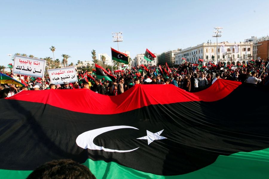Bandera Libia