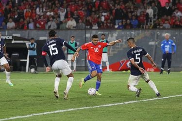 Alexis Sánchez, en el duelo ante Paraguay