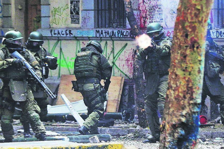 Imagen Protesta Plaza Italia 41