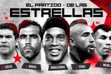 Con Ronaldinho, Arturo Vidal y otros íconos de la Generación Dorada: las figuras que dirán presente en la inauguración del Zorros del Desierto