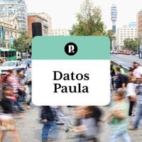 Tres Datos Paula en el centro cívico de Santiago