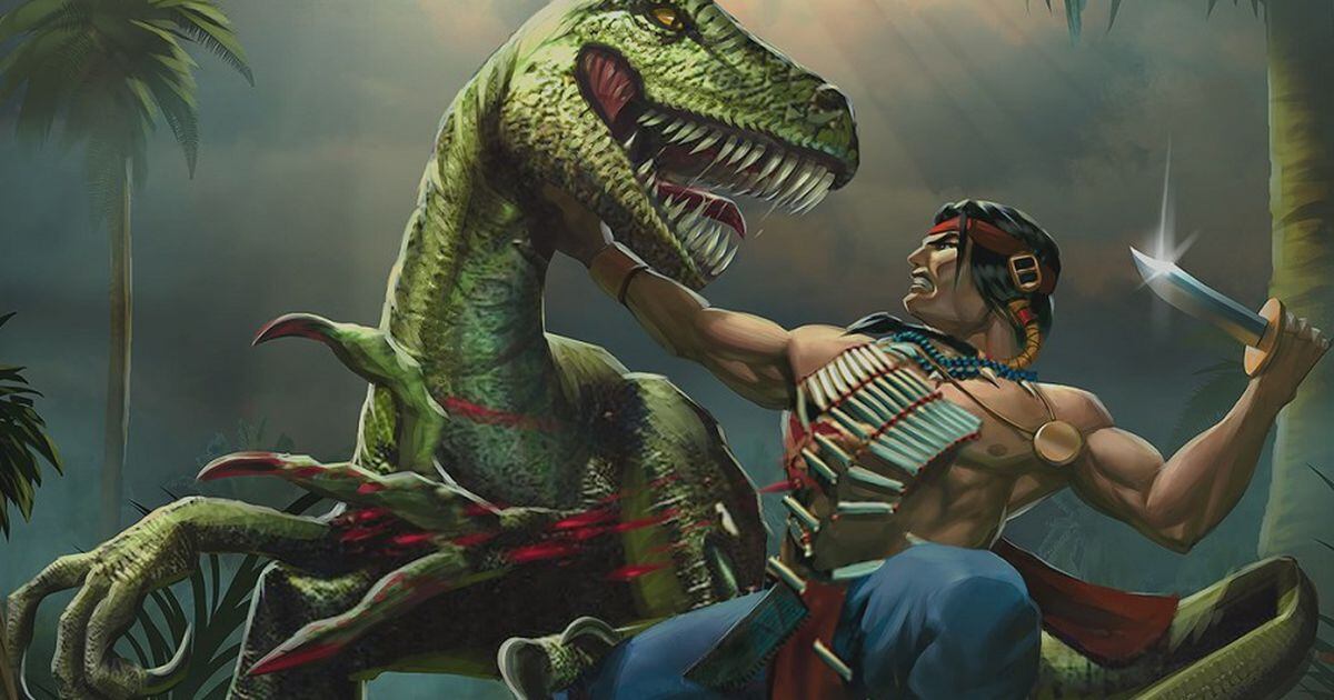 A cazar dinosaurios, Turok: Dinosaur Hunter llegará a Nintendo Switch - La Tercera A cazar dinosaurios, Turok: Dinosaur Hunter llegará a Nintendo Switch - La Tercera