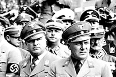 Dirigentes del Partido Nazi en 1938.