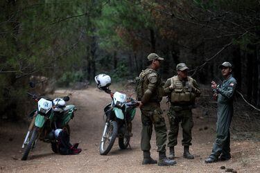 Continuan las labores de búsqueda de la pequeña Emelyn en el sector las Puertas. Foto: 	Cristobal Escobar/AgenciaUno.