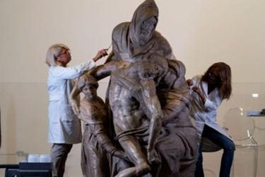 Escultura de Miguel Ángel reveló fallas en el mármol