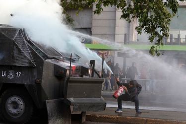 Incidentes entre Carabineros y Manifestantes