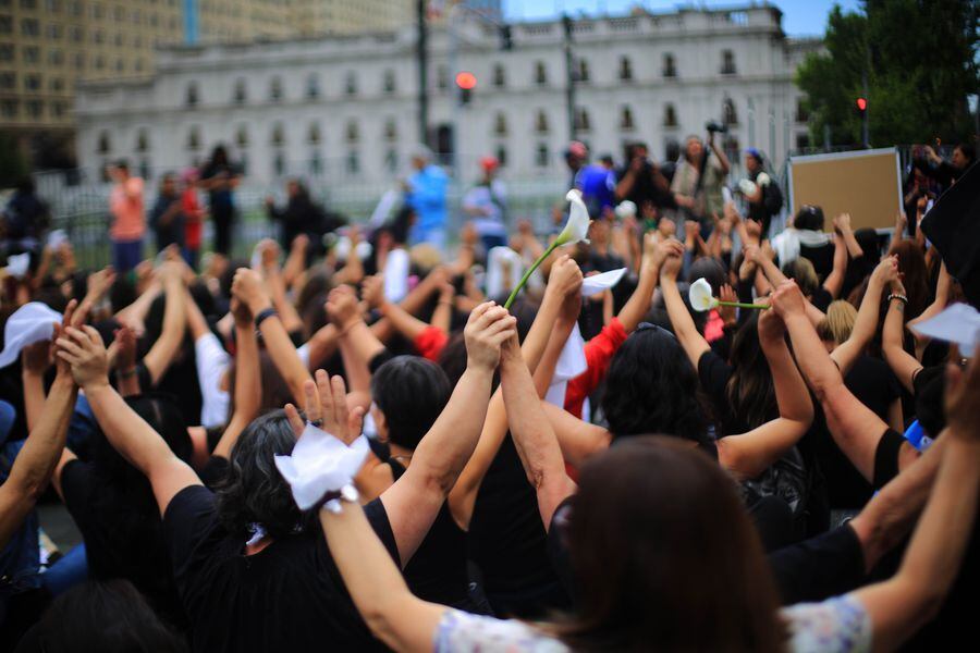 Marcha de Mujeres de luto