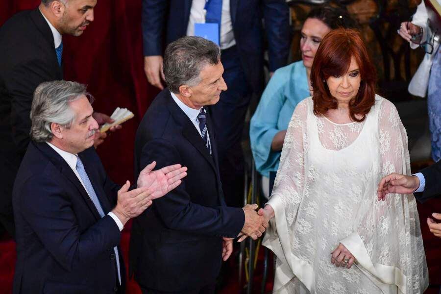 Cambio de mando en Argentina. Foto: AFP.