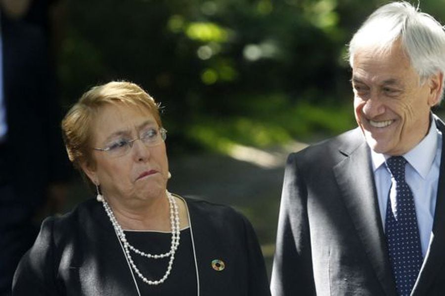 Michelle Bachelet y Sebastián Piñera