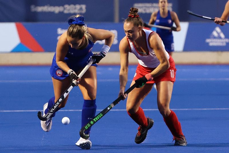 Chile da el golpe al vencer a Canadá en el hockey femenino.