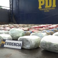 PDI incauta más de 300 kilos de droga avaluados en 1.800 millones de pesos